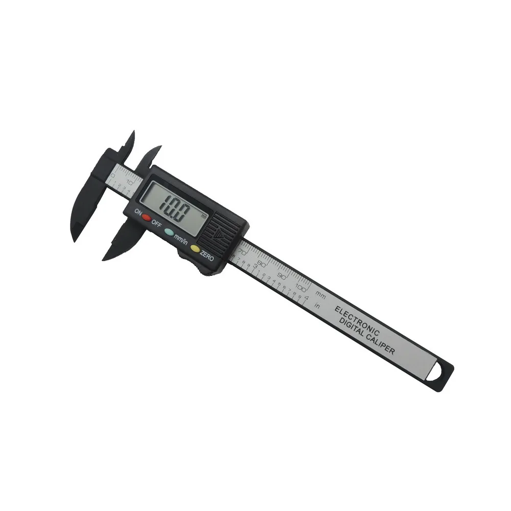 

Mini Carbon Fiber Composites Electronic Digital Caliper Precision Measurement Tool with Extra-Large LCD Screen 0-4 Inches