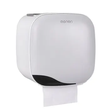 

Punch Free Bathroom Toilet Waterproof Tissue Box Toilet Paper Holder Roll Paper Tube Storage Paper Box Home Wipes Container