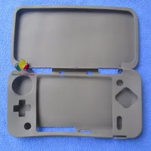 1 x для нового 2DS XL/LL мягкий резиновый защитный тонкий силиконовый чехол вверх+ нижняя крышка корпуса для nintendo New 2 DSXL контроллер