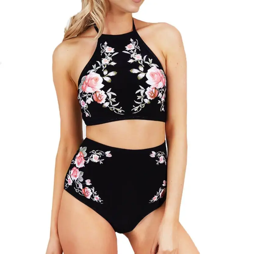 

bikini 2018 swimsuit women's swimming suit bikini swimwear swimsuits Push-Up Padded Bra Printing bikinis beachwear M25