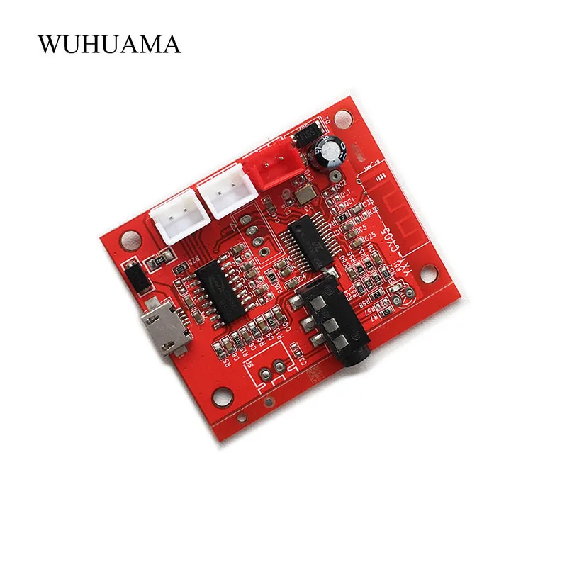 

Bluetooth 4.2 Dual-channel Stereo High Digital Audio Power Amplifier Board 2*5W Micro USB li battery Charge slot 3.5mm Line In
