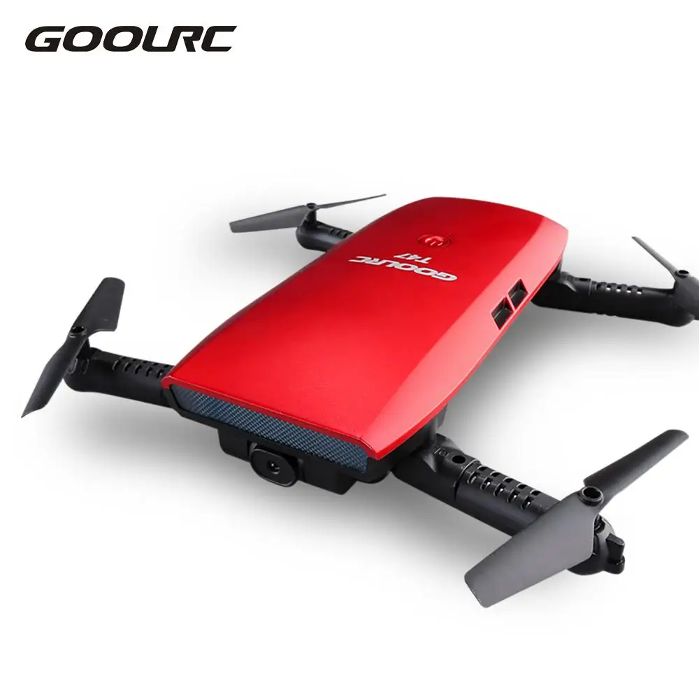 

GoolRC T47 6-Axis Gyro WIFI FPV 720P HD Camera Selfie Drone Quadcopter Mini Portable Foldable RC Drone Quad RTF G-sensor Toys