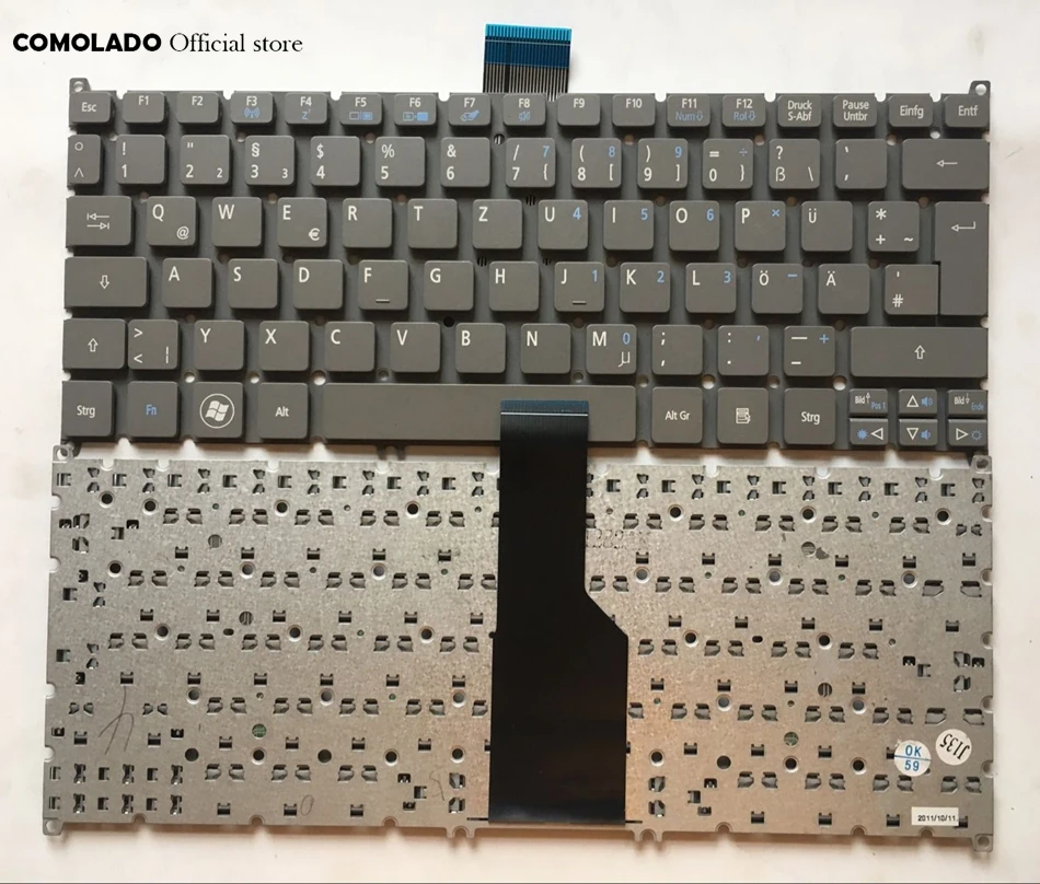 

GR Germany keyboard For Acer S3-951 S3-371 V5-171 S3-391 ONE B113 725 726 AO765 756 MS2346 V5-131 black keyboard GR Layout