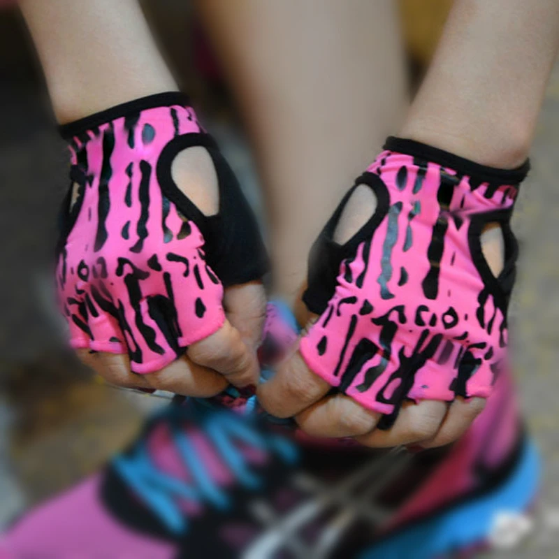 Super Leapard guantes de ciclismo para mujer medio dedo GEL Rosa Blanco chica MTB bicicleta gimnasio guantes de caza luvas ciclismo