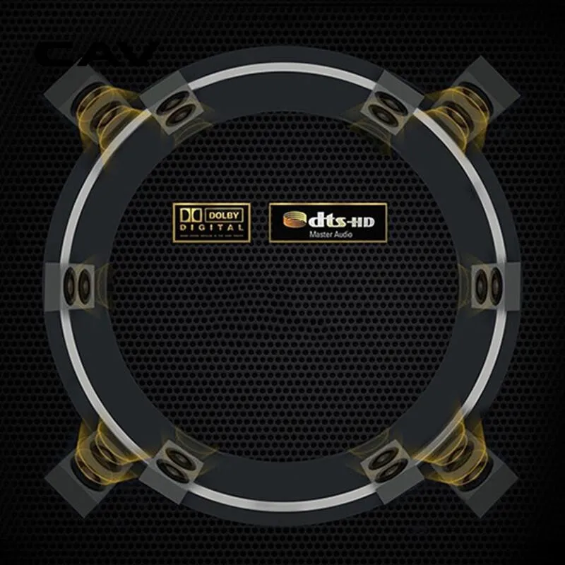 CAV TT20 Home Theater System 5.1 Set DTS Surround Sound Metal Bluetooth Analog Coaxial Digital Home Theater Cinema Music Center CAV TT20 Home Theater System 5.1 Set DTS Surround Sound Metal Bluetooth Analog Coaxial Digital Home Theater Cinema Music Center