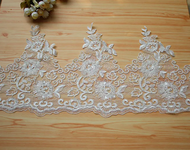 Кружевная отделка из бисера ручной работы 27 см или 10 62 дюйма|alencon lace trim|lace trimveil trim |