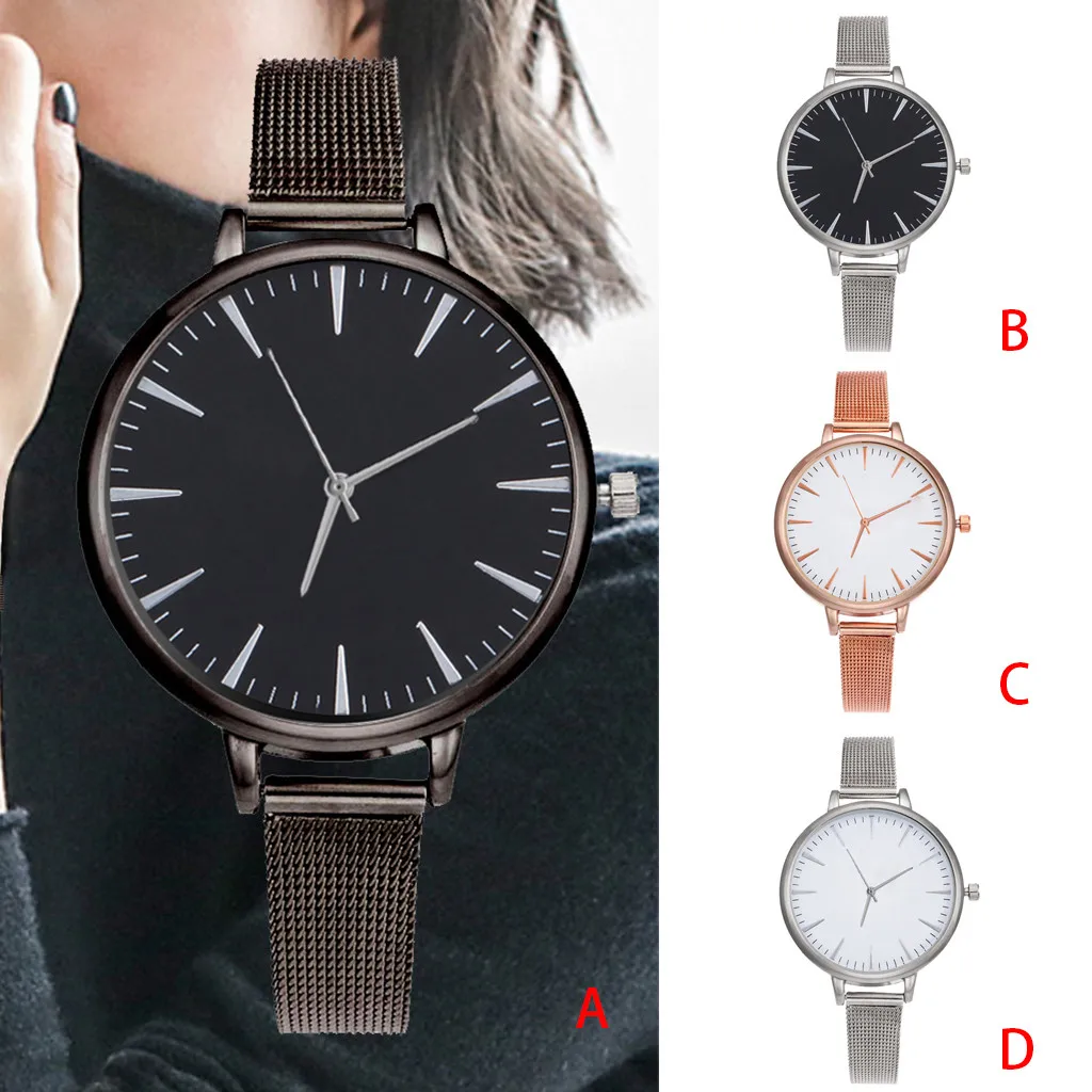 Женские часы reloj mujer Часы kol saati повседневные из сплава с сетчатым ремешком Geneva