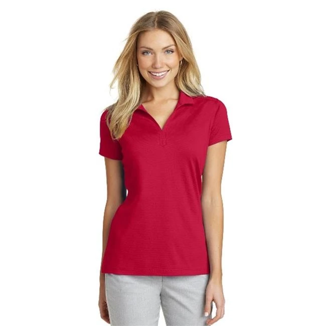 Port Authority L573 Ladies Rapid Dry Mesh Polo Engine Red - 4XL