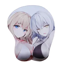 FFFAS Fate 3D коврик для мыши на груди и бедрах черно-белый коврик для мыши Joan of Arc японский аниме дропшиппинг мультяшная подушка(China)