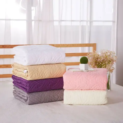 3 Size Bed Fitted Sheet Elastic Sheets Single Twin Full Queen King Bedding Cover 