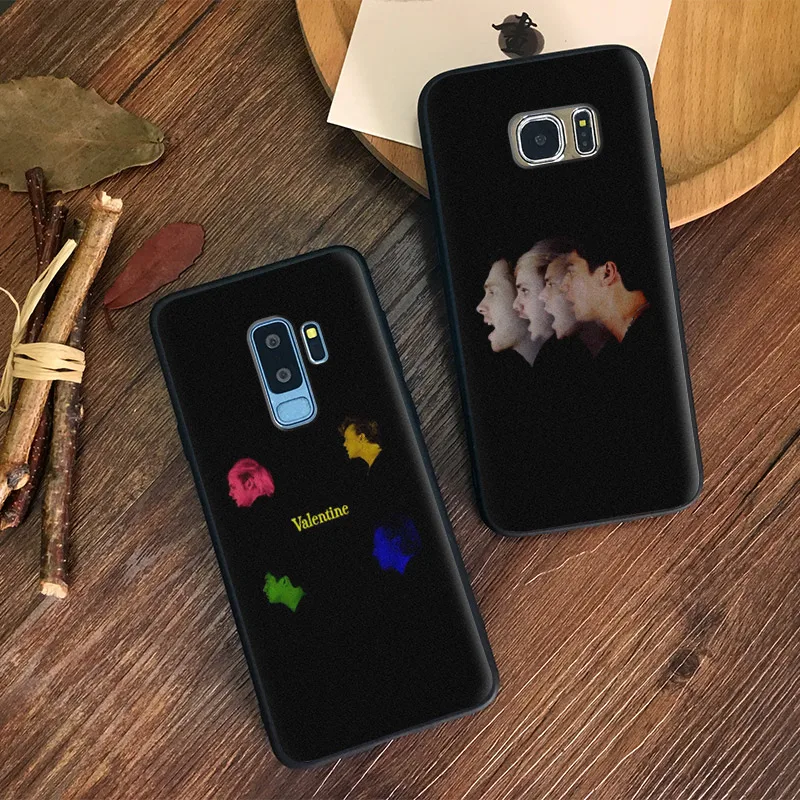 

5 seconds of summer valentine 5SoS Coque TPU Soft Silicone Phone Case Shell Cover For Samsung S7 Edge S8 S9 Plus Note 8 9