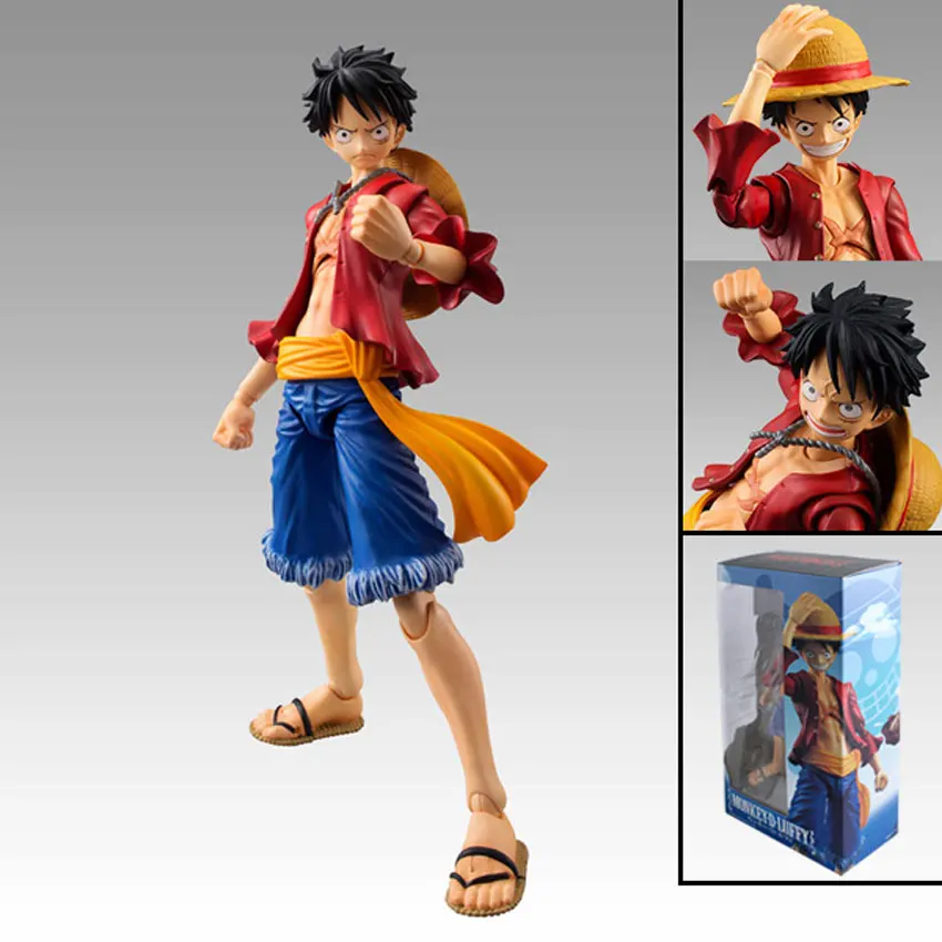 Anime Figma One Piece Straw Hat Monkey D Luffy PVC Action Figure Toy Figurine