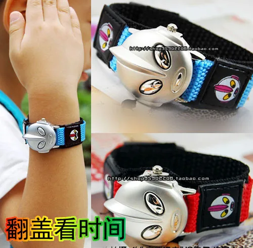 

Cute cartoon salted egg Superman Altman watch waterproof child table boy boy armor warrior