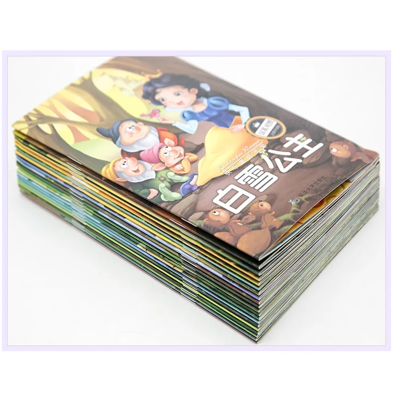 20 Books Chinese English story books bilingual children picture short stories pinyin books classic Fairy Tales for kids 20 Books Chinese English story books bilingual children picture short stories pinyin books classic Fairy Tales for kids