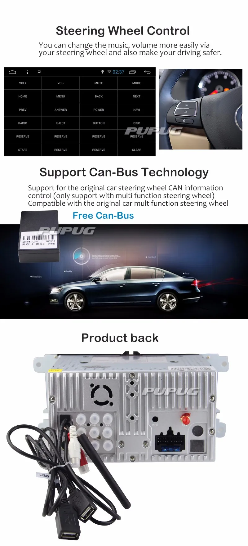 Clearance Android 5.1 Car DVD GPS navigation player For Volkswagen GOLF POLO JETTA TOURAN EOS PASSAT Caddy Car autoradio GPS navigation 12