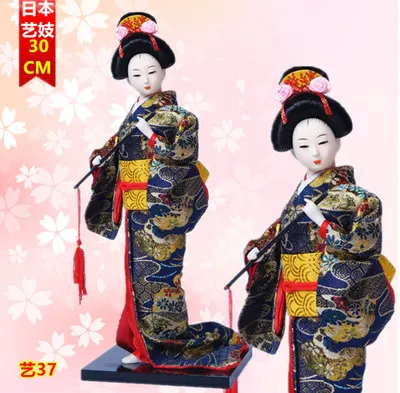 Мастер японской гейши кукла Япония предметы мебели и украшения дома подарок шелковое кимоно Красота женщины искусство ремесла