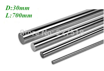 

1pc/lot D30mm L700mm linear shaft 30mm LM Shaft diameter 700mm long for LM30UU 30mm linear ball bearing linear smooth rod