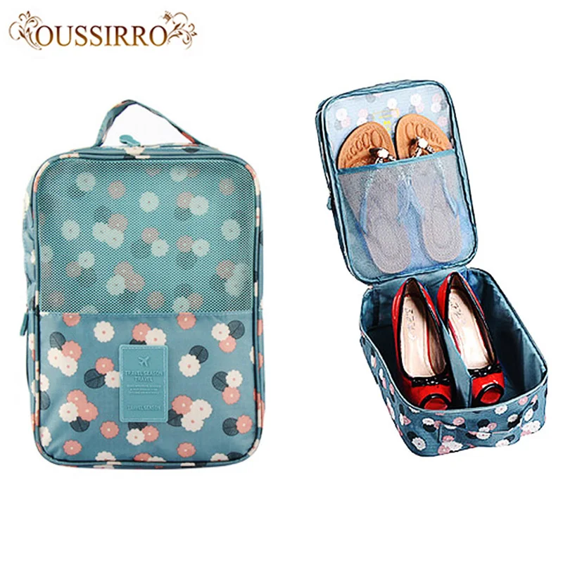 travel shoe bag with divider