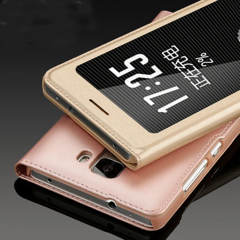 

Original Brand Huawei honor 7 Case Luxury Pu Leather Case Huawei Honor7 Stand Flip Leather Cover For Huawei Honor 7