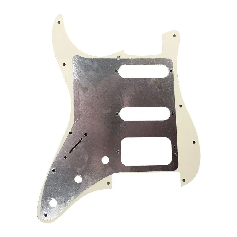 Качественная Гитара Pickguard-для США 11 винтовых отверстий Stratocaster с тремоло Floyd Rose мост Humbucker одинарная HSS Scratch Plate