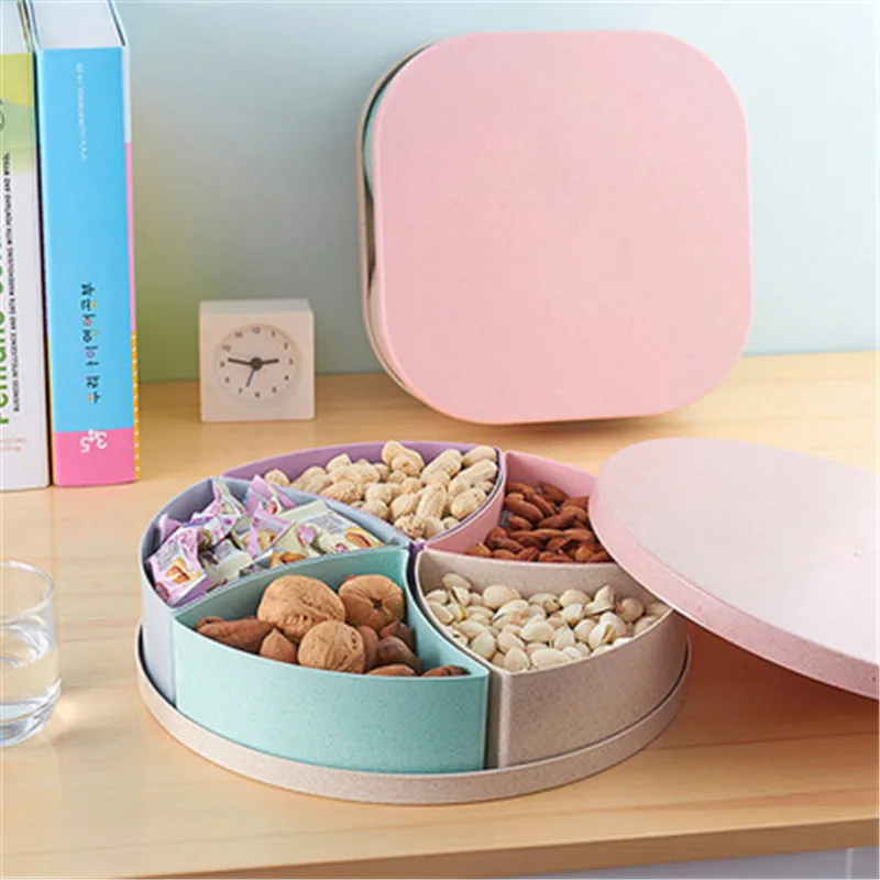 

Tableware Specialty Plates Creative fruit plastic candy dish wheat straw beauty European multi-function household snacks dried
