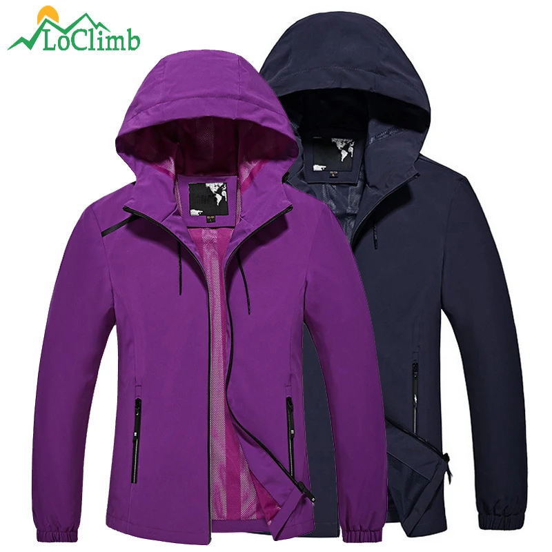 Куртка LoClimb стрейчевая Softshell для мужчин и женщин уличная спортивная ветровка