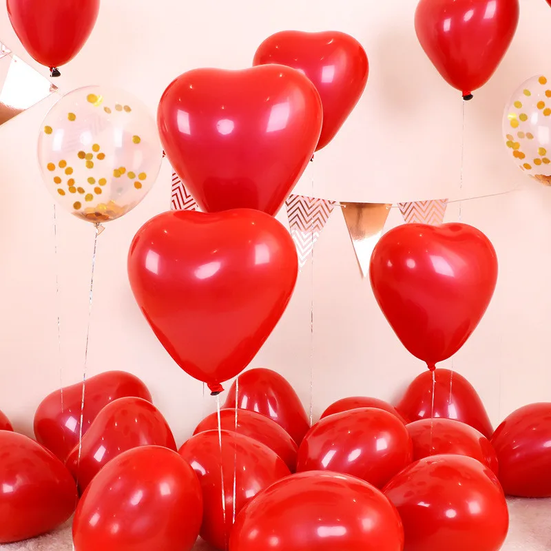 10pcs 10inch red heart latex balloon wedding decoration happy birthday 10pcs 10inch red heart latex balloon wedding decoration happy birthday