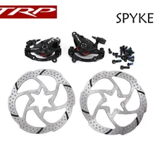 1 пара TRP SPYKE велосипед mtb горный велосипед механический дисковый тормоз с двойным боковым приводом с 6 болтами осевой ротор