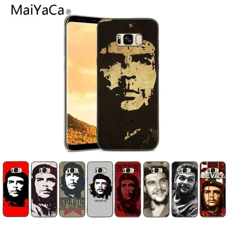 

MaiYaCa 2018 New Che Guevara Smart cover Black soft shell For Samsung Galaxy S8 S8 plus And S4 S5 S6