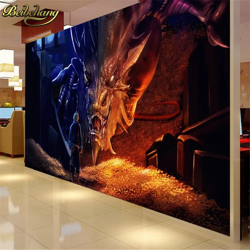 Beibehang Nach Foto Wandmalereien Drachen Wand Papier Fur Wohnzimmer Papel De Paede 3d Grosse Wandbild Tapete Hintergrund Tv Bodenbelag Photo Wall Paper Wall Papermural Wallpaper Aliexpress