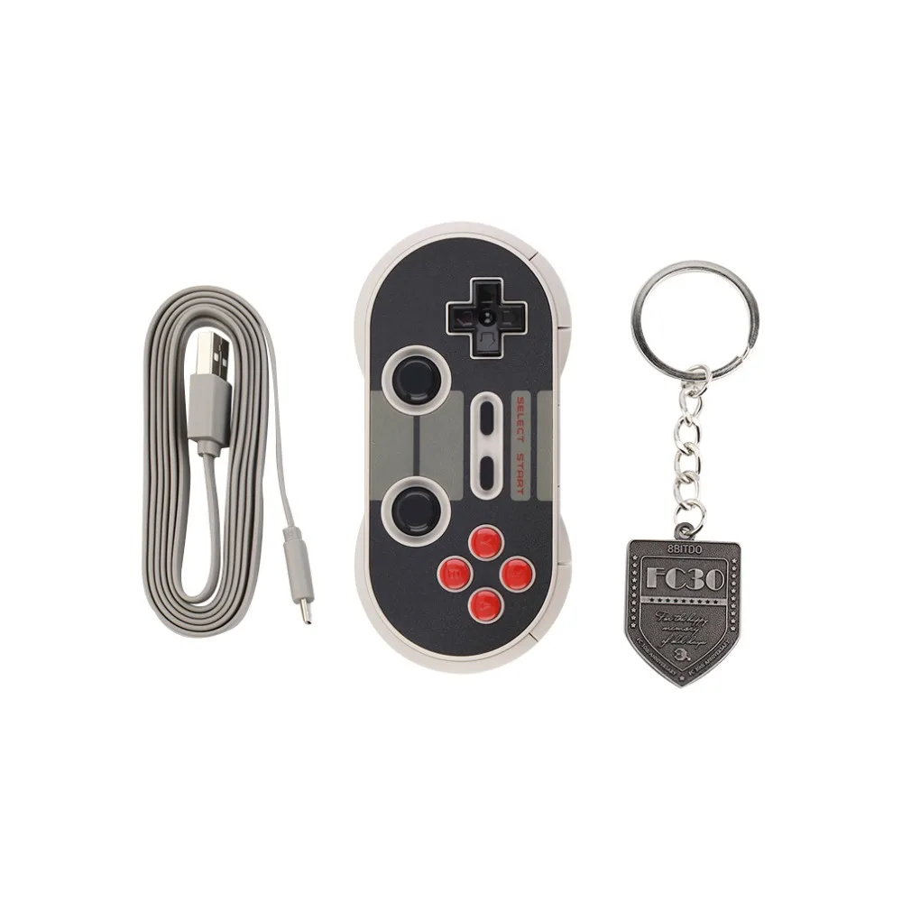  In stock! Portable 8Bitdo NES30 PRO Bluetooth Wireless Game Controller Full Buttons 
