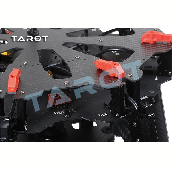 TAROT X8 ALL Carbon TL8X000 8 Axis Octocopter with Electric Retractable Landing Skids and Folding Arm for FPV Photography