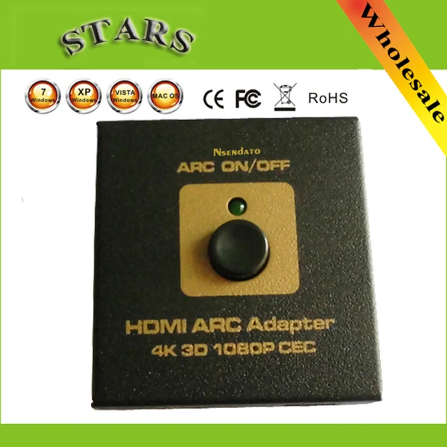 Special Offers New HDMI ARC Adapter Enables Display Audio Return Channel HDMI 1.4 Cable CEC Audio Toslink Signal Converter Dolby Decoder 4K 3D Special Offers New HDMI ARC Adapter Enables Display Audio Return Channel HDMI 1.4 Cable CEC Audio Toslink Signal Converter Dolby Decoder 4K 3D