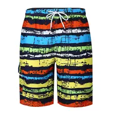 Шорты для женщин для мужчин красочные полосатые пляжные штаны повседневные мужские шорты свободные фитнес костюмы лето