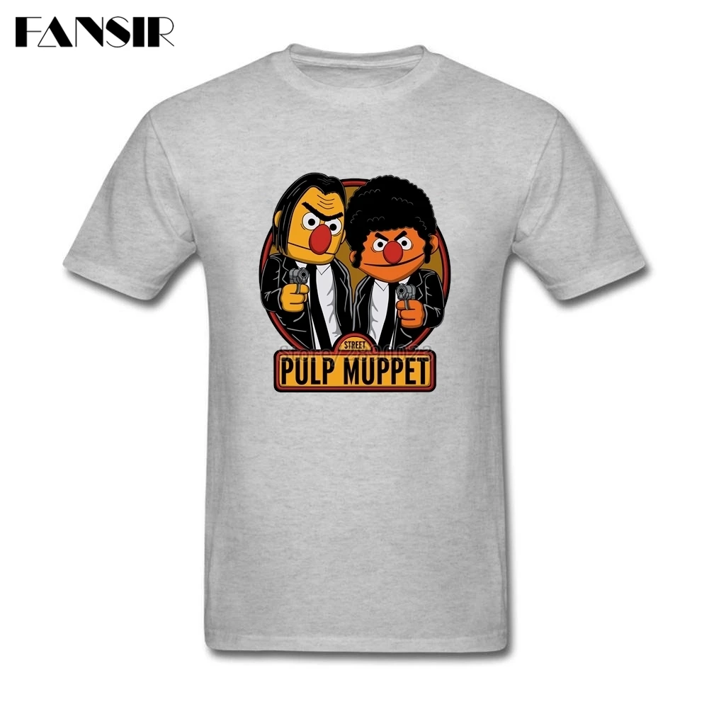 Men Tshirt Fashion White Short Sleeve Custom Tee Shirts Men's Pulp Muppet Street Adult Clothing | Мужская одежда