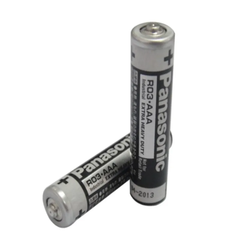 

2pcs Panasonic R03 1.5V AAA Battery Alkaline Batteries No Mercury Dry Battery For Electric Toy Flashlight Clock Mouse