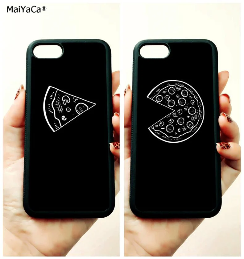 Пицца BFF best друзья навсегда мягкие ТПУ Край чехол для телефона iPhone 5 5S SE 6 6s 6plus плюс