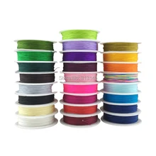 0,4 мм, 10 м/рулон, китайский нейлоновый шнур для бисероплетения, плетеная проволока Kumihimo, сделай сам, для изготовления ювелирных изделий, Шамбала, веревка макраме