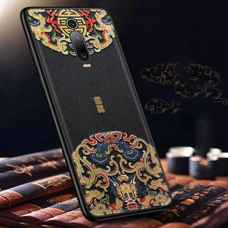Задняя крышка из тисненой кожи для Xiaomi redmi k20/redmi k20 pro/Xiaomi Mi 9T Pro специальный чехол в
