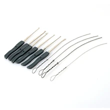 10 шт. сломанный набор ключей слесарь инструмент для извлечения сломанного ключа Удаление фиксатор крючков набор