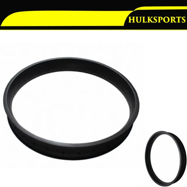 Cheap New Arrival 26er Fat Bike Carbon Rim 26 Tubuless / Hook 80mm Width 25mm Depth Fatbike Rims Light Carbon Bicyle Parts