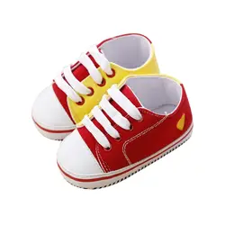 Новорожденных Обувь для младенцев Обувь для мальчиков Обувь для девочек младенческой Обувь для малышей весенне-осенняя обувь малыша