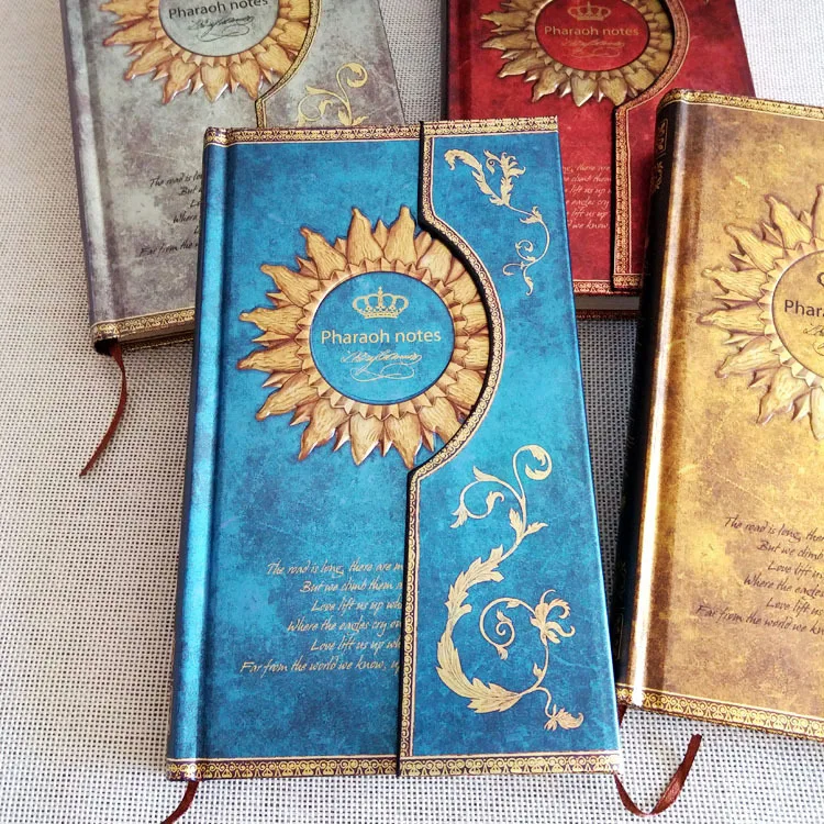 

Planner 2019 Magic Book Notebook Vintage Retro Travel Journal Relief Planner Note Book Diary Hard Cover Agenda School Stationery