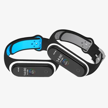 

For Xiaomi Mi Band 4 3 Strap Smart Accessory Replacement Double Color Silicone Bracelet For MiBand 4 3 M3 M4 NFC wrist strap