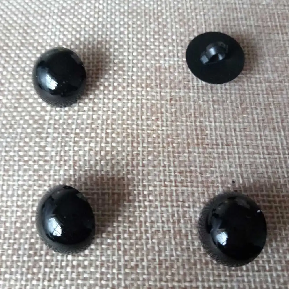 40pcs Black Decorative Buttons with shank Animal eyes nose Buttons Crafts Sewing Scrapbooking DIY Apparel Sewing accessories 4