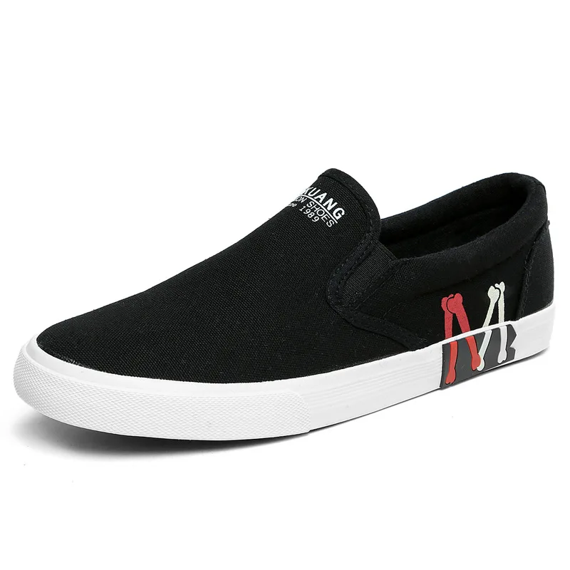 

Fashion Canvas Shoes Men Comfortable Slip-On Men Shoes Designer Sneakers Men Flats Loafers Summer Autumn Breathable Shoes Male