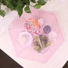 Домашний кухонный сложенный колпак из сетки для еды анти мухи комары зонтик гигиеническая сетка Стиль блюдо для еды крышка гриль для пикника кухонные принадлежности Инструменты