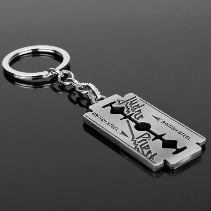 Qoo10 - Music Band Judas Priest Jewelry Razor Blade Shape Pendant Key Chain  Ne : Skin Care