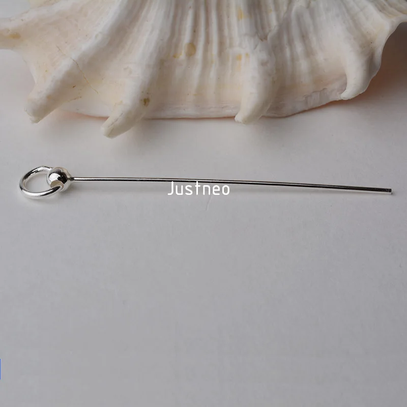 Sterling Silver pendant pinch bail pin (2)