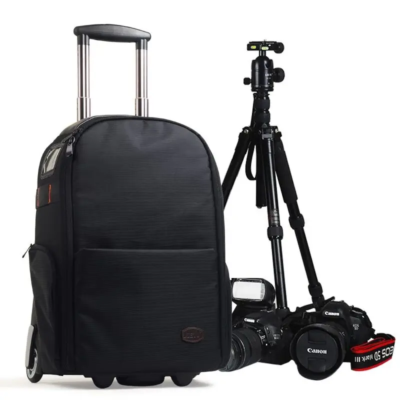 

New Convenient photography Rolling Luggage Spinner Digital shoulder Suitcase Wheel camera Cabin Trolley High capacity Travel Bag